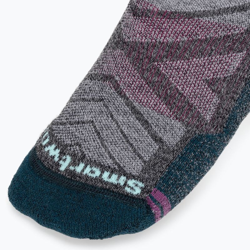 Moteriškos žygio kojinės Smartwool Hike Light Cushion Low Ankle charcoal-light gray 3