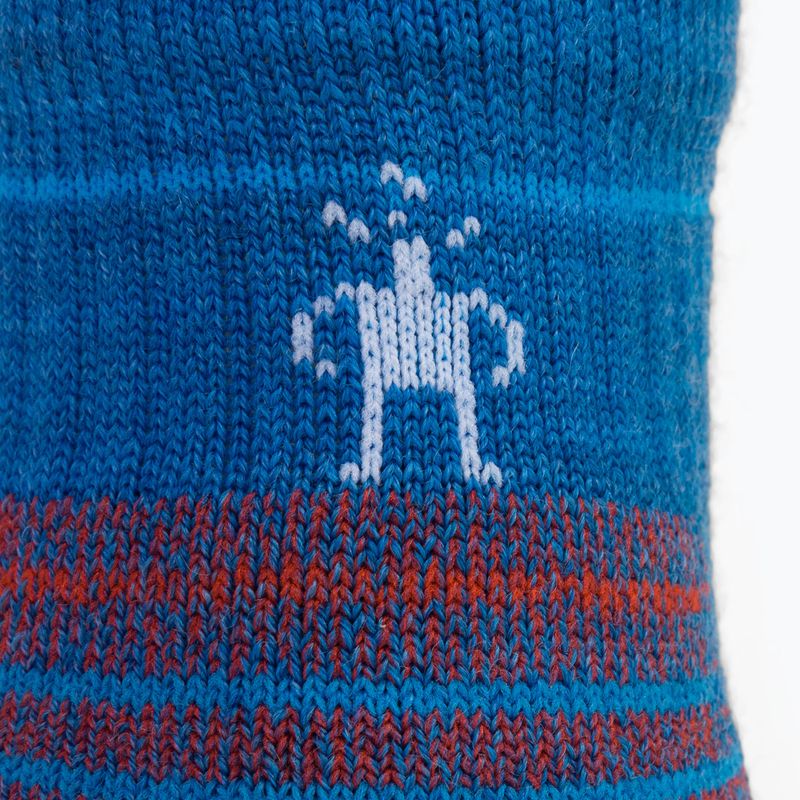 Smartwool Hike Light Cushion Ankle Trekking kojinės mėlynai oranžinės SW001611E18 3