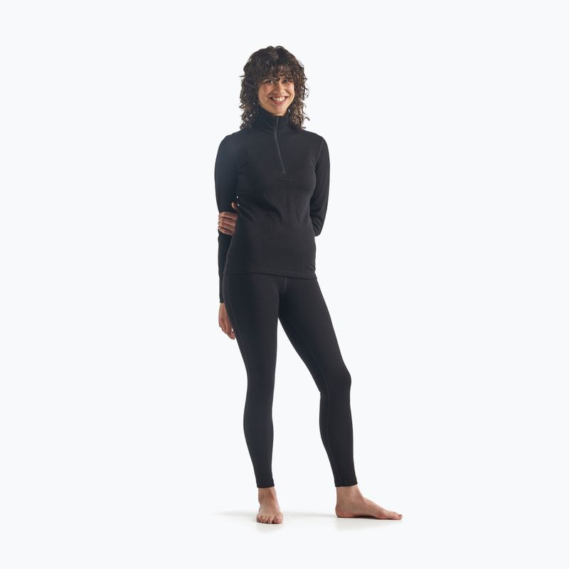 Moteriškas termoaktyvus džemperis icebreaker 260 Tech LS Half Zip black 2