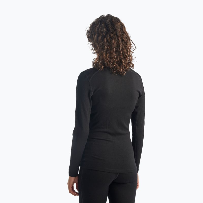 Moteriškas termoaktyvus džemperis icebreaker 260 Tech LS Half Zip black 3