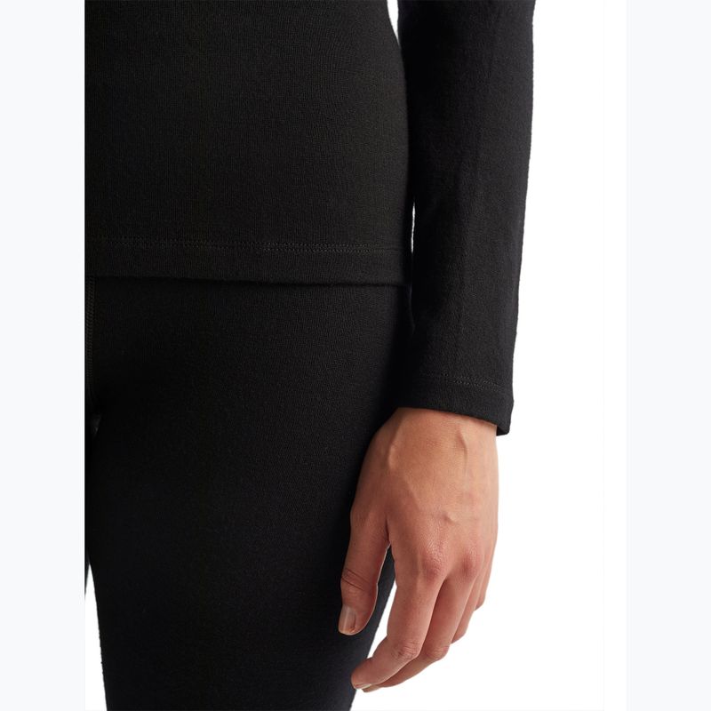 Moteriškas termoaktyvus džemperis icebreaker 260 Tech LS Half Zip black 7