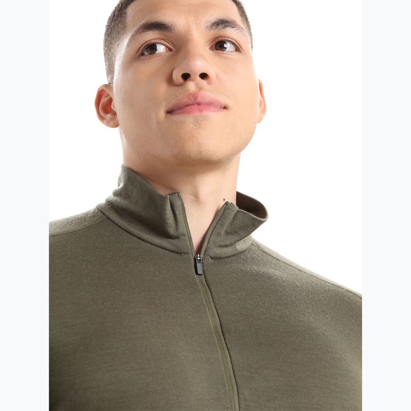 Vyriškas termoaktyvus džemperis icebreaker Merino 200 Oasis Half Zip loden 4