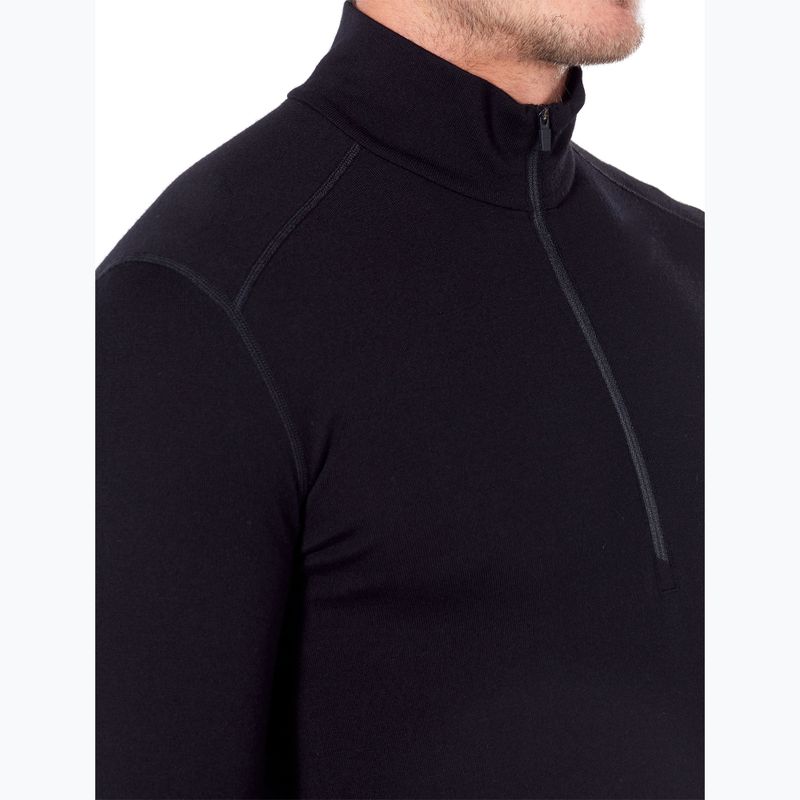 Vyriškas termoaktyvus džemperis icebreaker 260 Tech LS Half Zip black 5