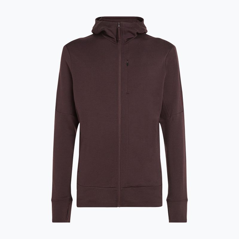 Vyriškas žygio džemperis icebreaker Merino 260 Quantum IV Zip Hoodie bittersweet 11