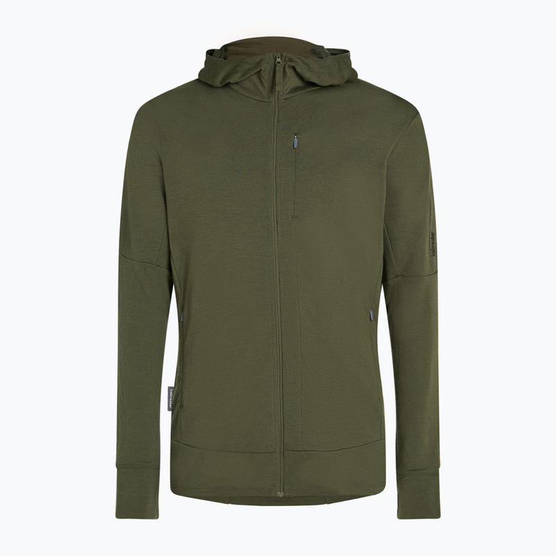 Vyriška Icebreaker Merino 260 Quantum IV Zip Hoodie striukė su kapišonu Loden 10