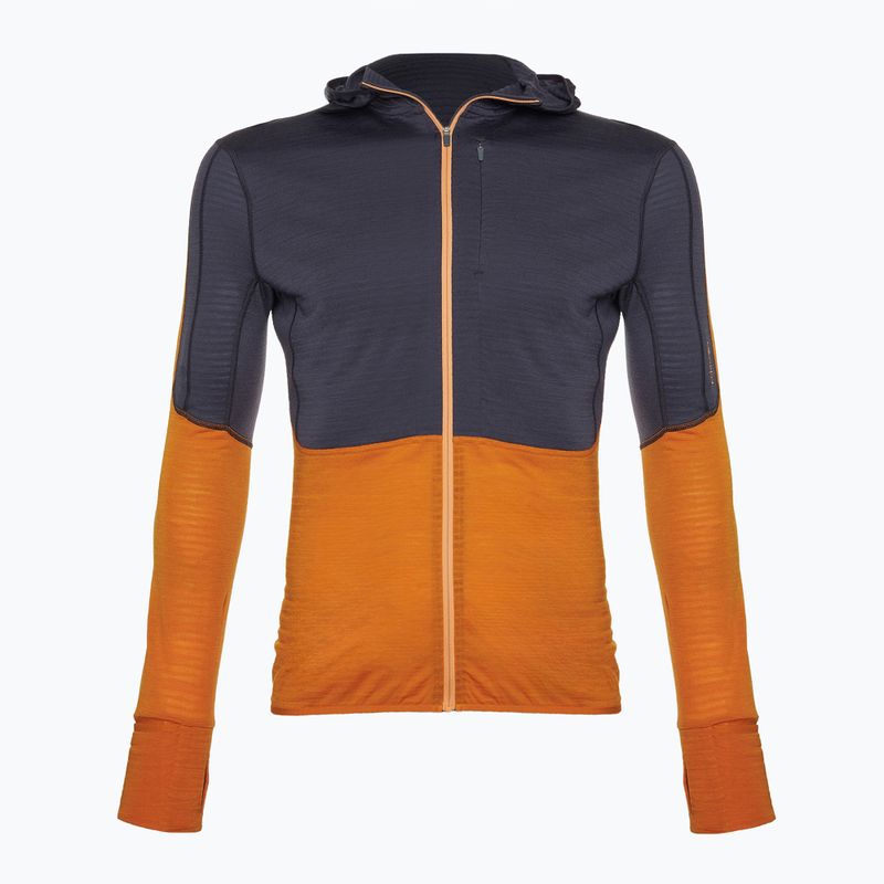 Vyriškas žygio džemperis icebreaker Merino 200 Realfleece Descender Zip Hoodie graphite/ray 7