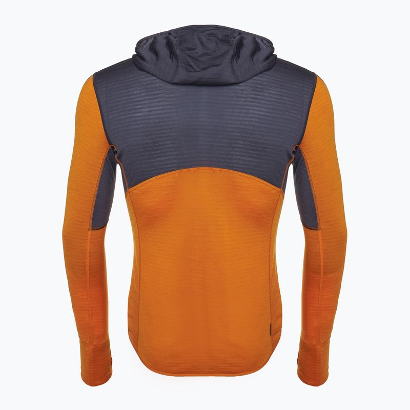 Vyriškas žygio džemperis icebreaker Merino 200 Realfleece Descender Zip Hoodie graphite/ray 8