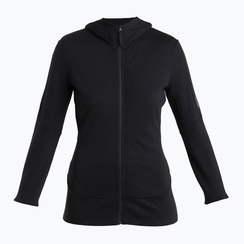 Moteriškas žygio džemperis icebreaker Merino 260 Quantum IV Zip Hoodie black 7