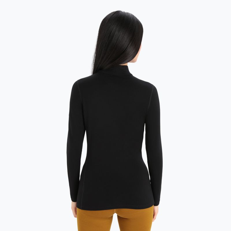 Termoaktyvus moteriškas džemperis icebreaker 260 Tech Turtleneck black 3