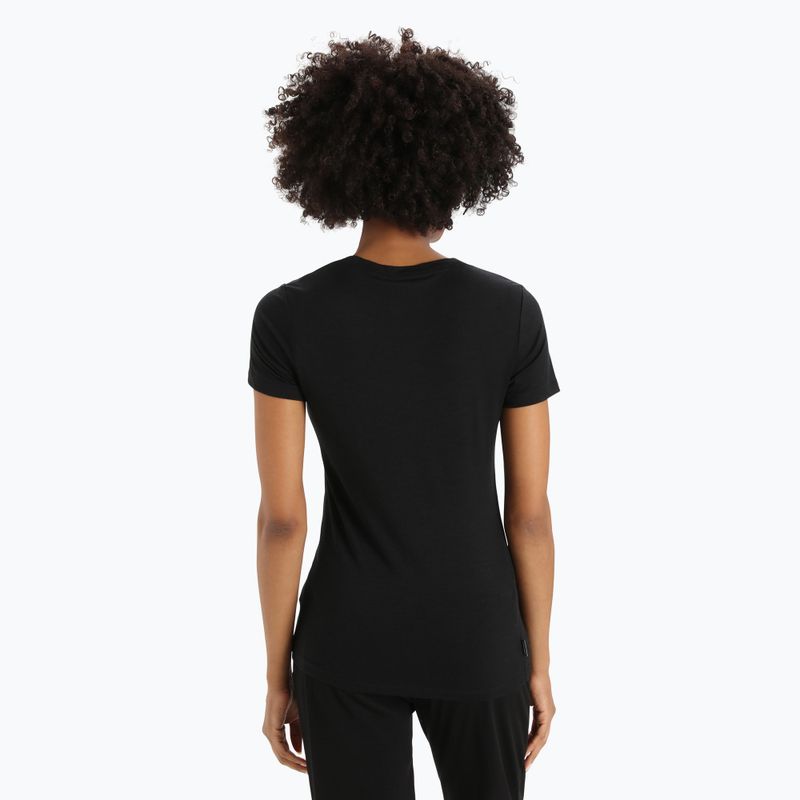 Icebreaker Tech Lite II Mountain Geology moteriški trekingo marškinėliai black 3