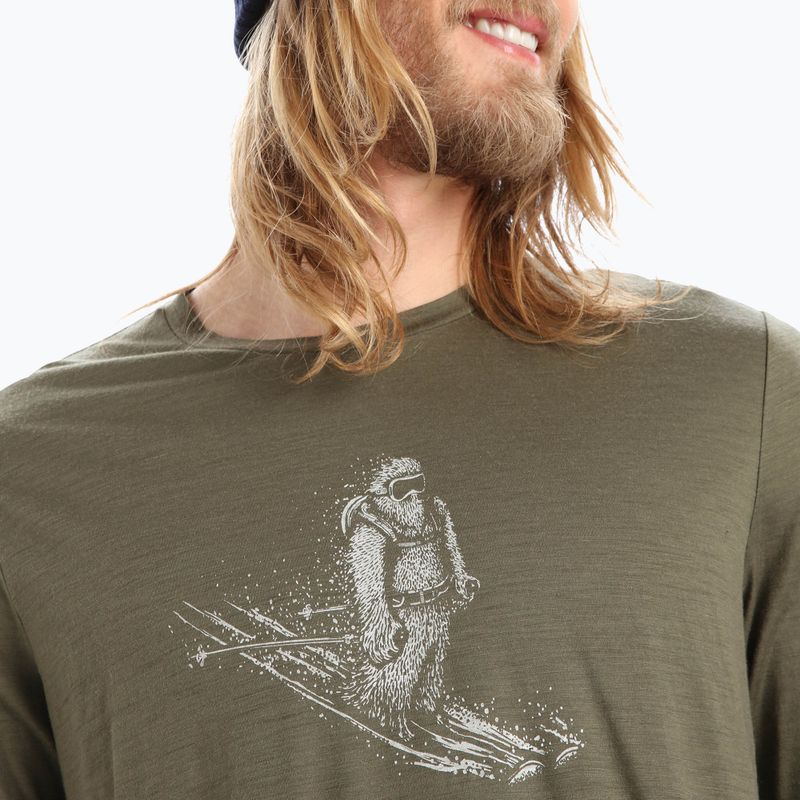 Vyriška Icebreaker Tech Lite II Skiing Yeti loden trekking longsleeve 4