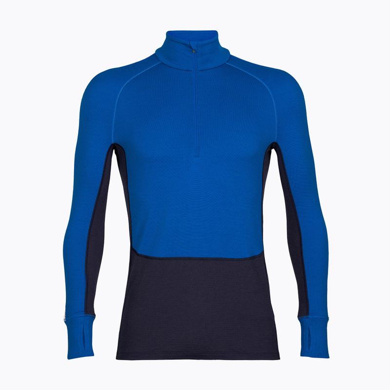 Vyriški termoaktyvūs marškinėliai icebreaker ZoneKnit 260 Half Zip lazurite/royal navy/snow/cb 8