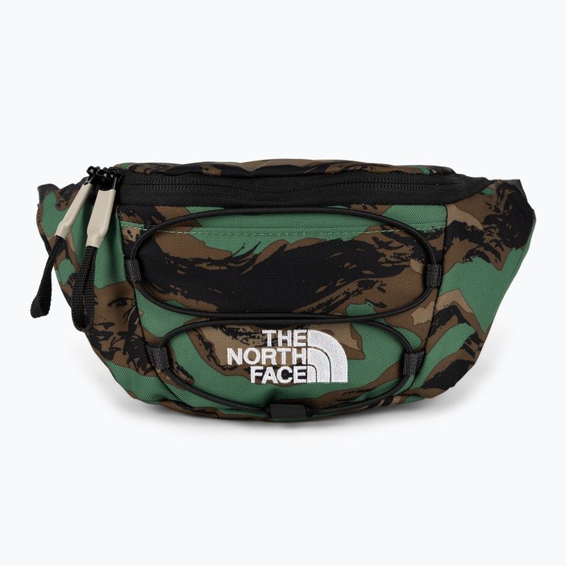 Rankinė ant juosmens The North Face Jester Lumbar deep green grass printed camo/asphalt grey