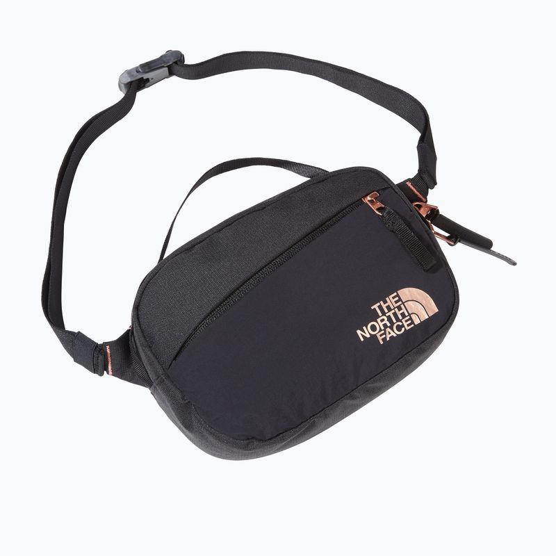 The North Face Isabella 2,5 l black light heather/burnt coral metallic moteriškas portfelis 3