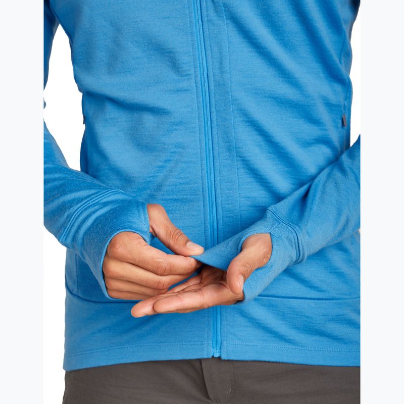 Vyriškas žygio džemperis icebreaker Merino 260 Quantum IV Zip Hoodie arctic 8
