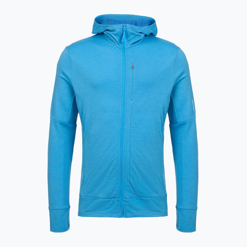 Vyriškas žygio džemperis icebreaker Merino 260 Quantum IV Zip Hoodie arctic 10