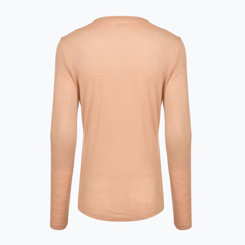 Moteriški žygio marškinėliai ilgomis rankovėmis icebreaker Merino 125 Cool-Lite Sphere III LS Tee desert sand 2