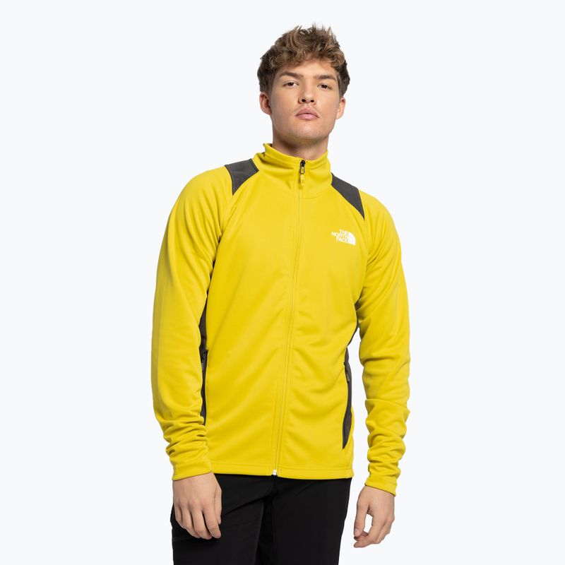 Vyriški džemperiai The North Face AO Midlayer FZ yellow NF0A5IMFW8B1