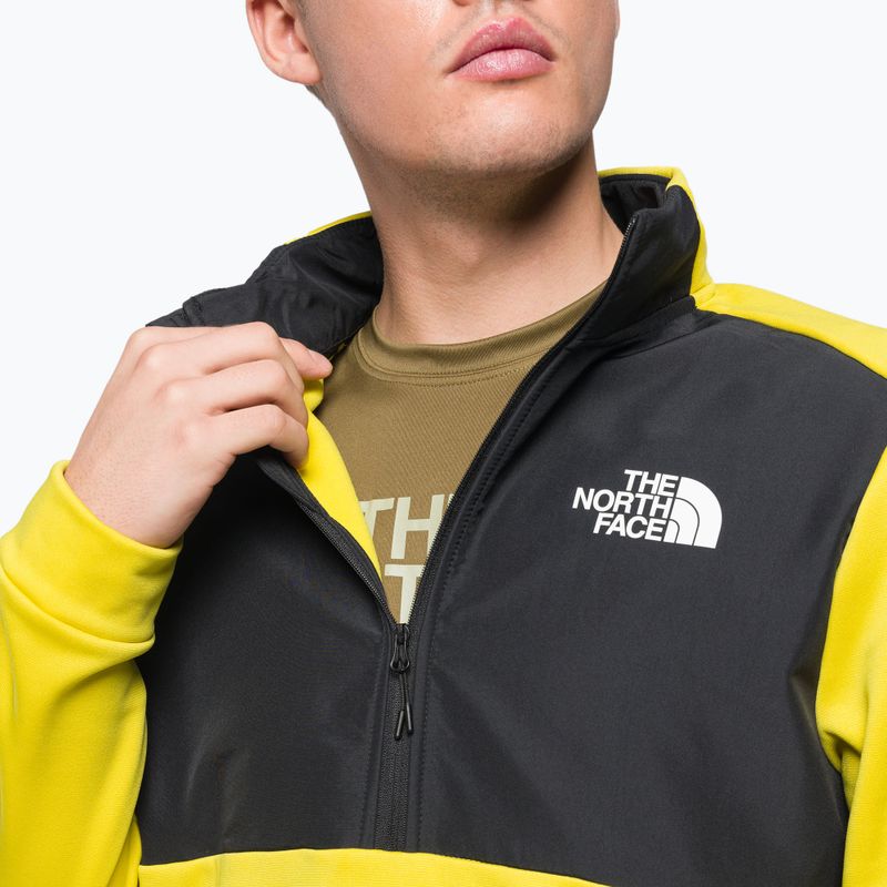 Vyriški vilnoniai džemperiai The North Face MA 1/4 Zip yellow NF0A5IESY7C1 7