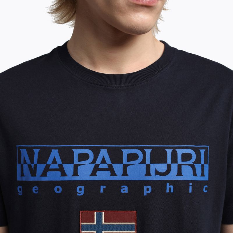Vyriški marškinėliai Napapijri NP0A4GDQ azul 3