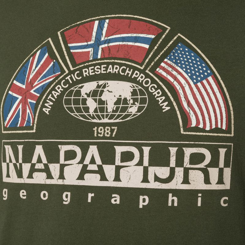 Vyriški marškinėliai Napapijri NP0A4G34 verde 7