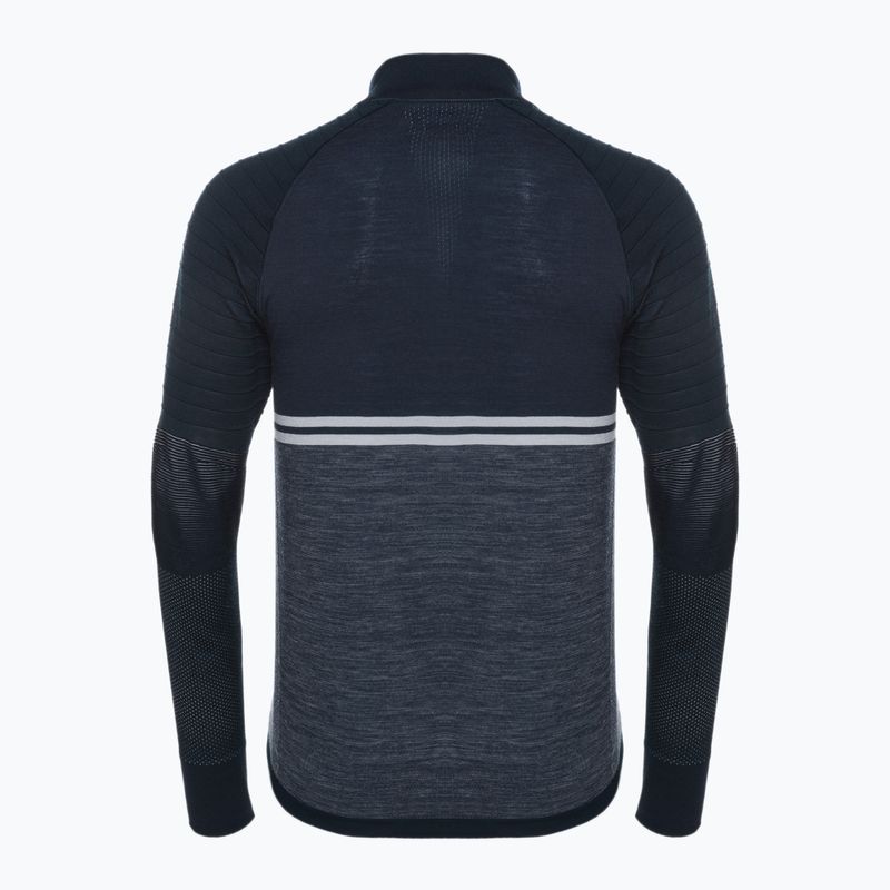 Vyriški Smartwool Intraknit Merino Tech 1/4 Zip termo megztiniai tamsiai mėlyni SW016670092 2