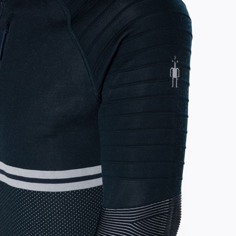 Vyriškas termoaktyvus džemperis Smartwool Intraknit Merino Tech 1/4 Zip deep navy 4