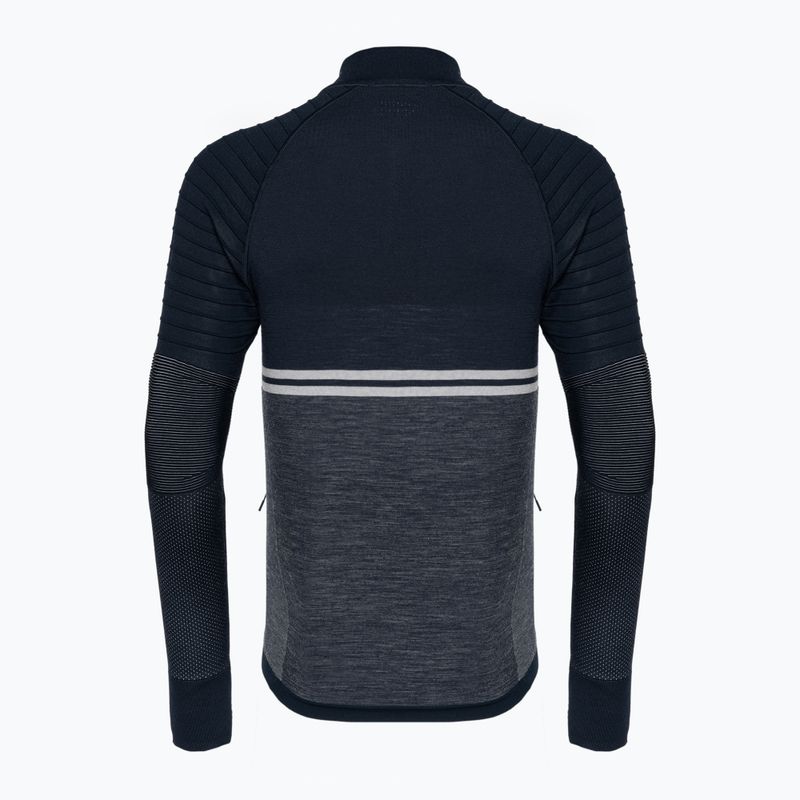 Vyriški Smartwool Intraknit Merino Tech Full Zip termo megztiniai tamsiai mėlyni SW016671092 5