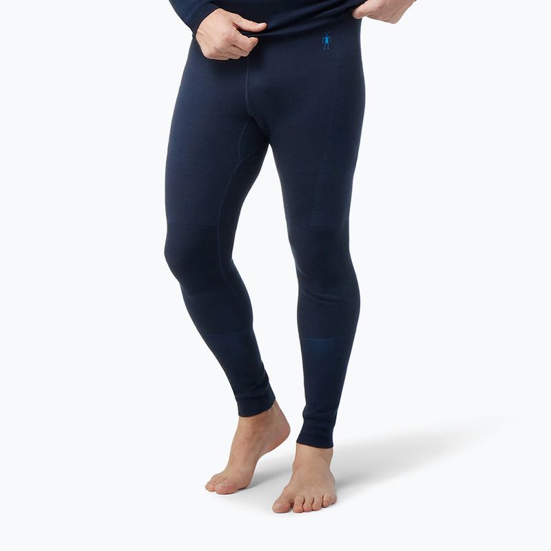 Vyriškas apatinis trikotažinis apatinis trikotažinis trikotažas Smartwool Intraknit Thermal Merino Base Layer Bottom dark blue SW016829K38