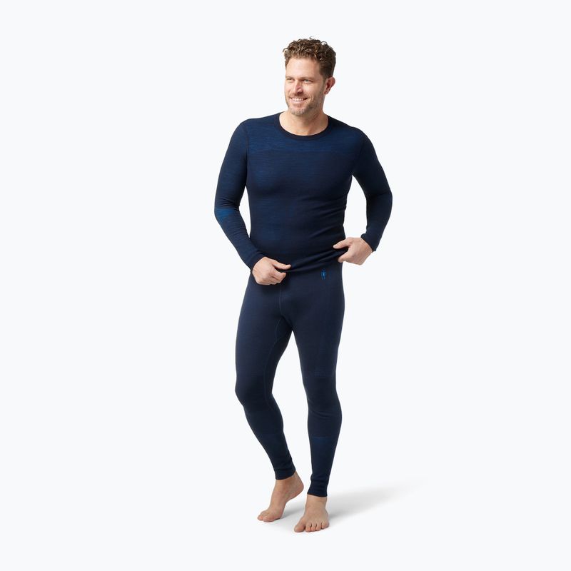 Vyriškas apatinis trikotažinis apatinis trikotažinis trikotažas Smartwool Intraknit Thermal Merino Base Layer Bottom dark blue SW016829K38 2