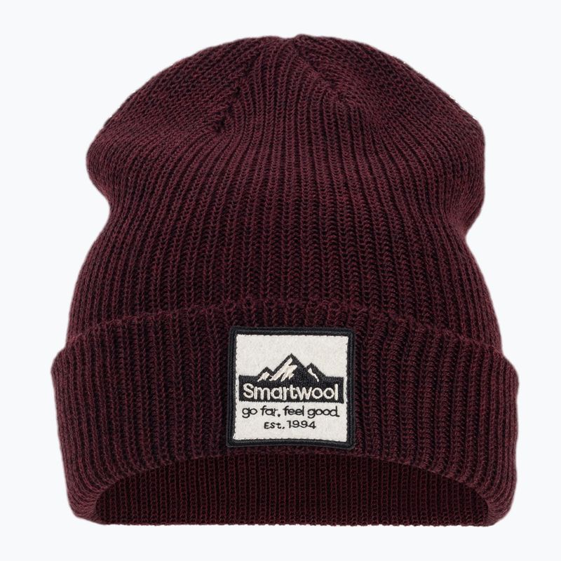 Smartwool Patch bordo spalvos žieminė kepurė SW011493K40 2