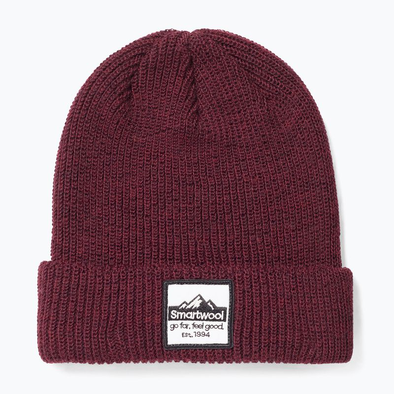 Smartwool Patch bordo spalvos žieminė kepurė SW011493K40 6