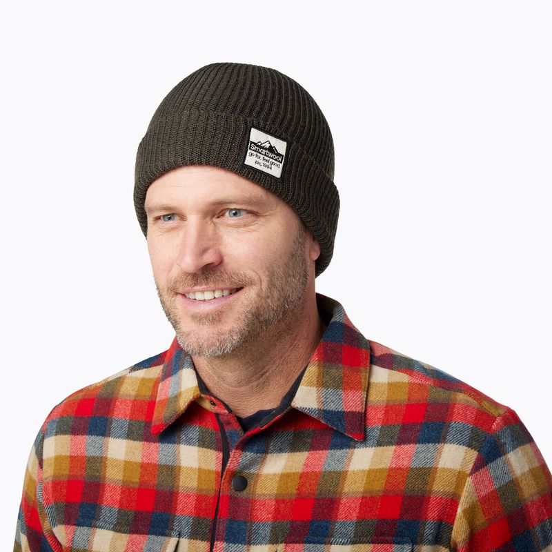 Smartwool Patch žalia žieminė kepurė SW011493K15 7