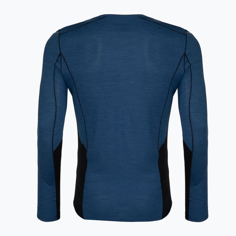 Vyriškas termoaktyvus džemperis Smartwool Merino Sport Crew laguna blue/deep navy 2