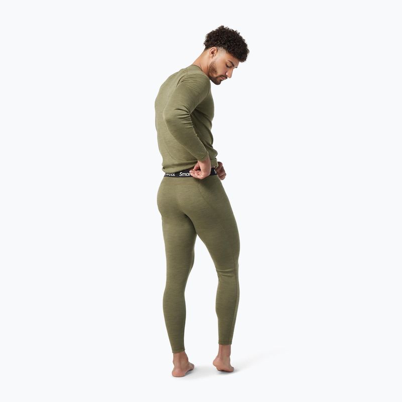 Vaikiškos termoaktyvios kelnės Smartwool Classic Thermal Merino Baselayer Boxed winter moss heather 2