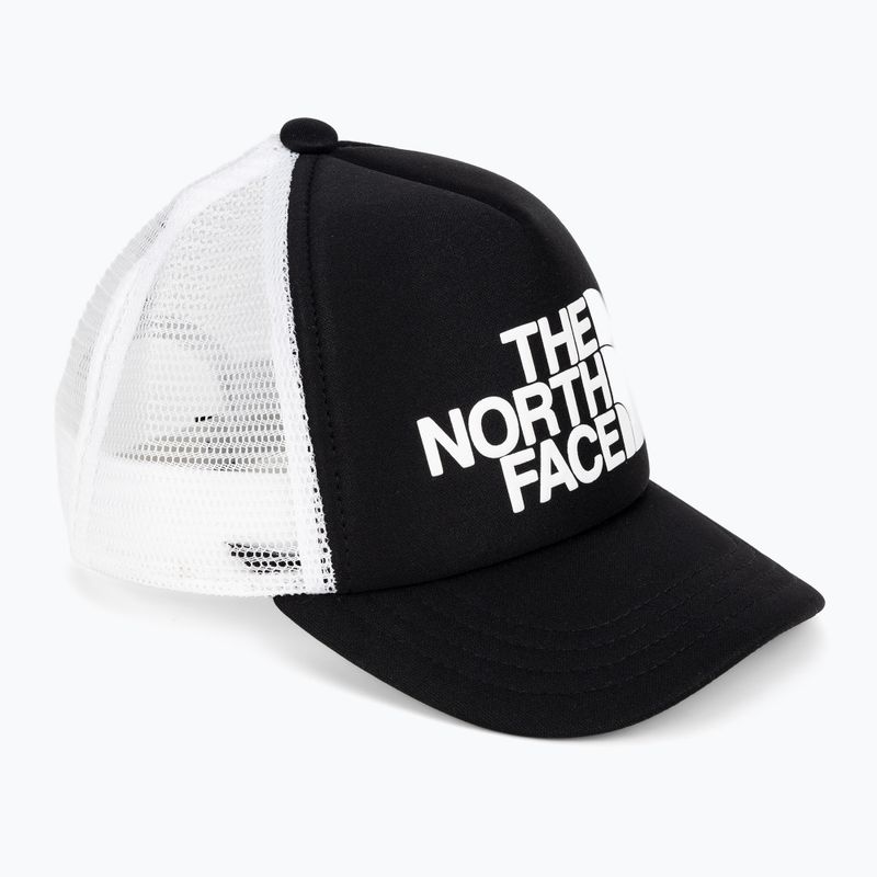 The North Face Kids Foam Trucker beisbolo kepuraitė juoda ir balta NF0A7WHIJK31
