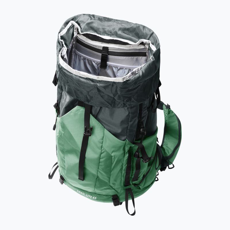 The North Face Trail Lite 65 l žalia turistinė kuprinė NF0A81CEP7P1 5