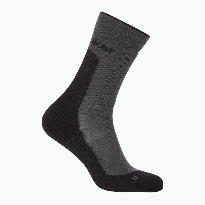 Moteriškos kojinės icebreaker Merino Hike+ Medium Crew obsidian/black