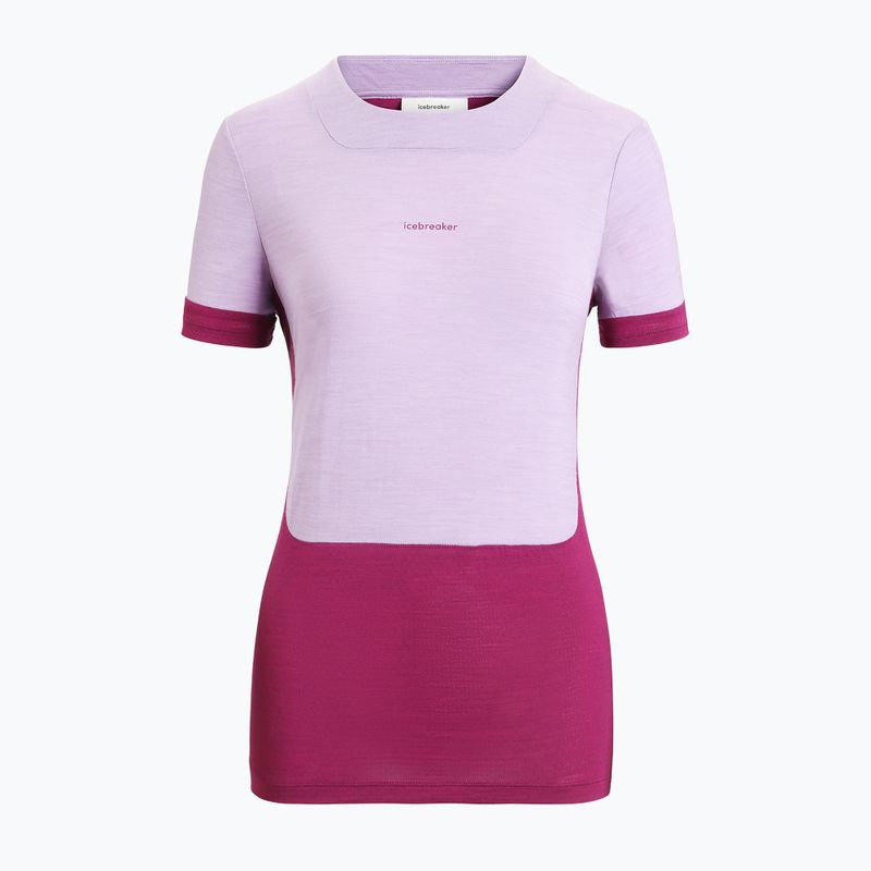 Icebreaker moteriški trekingo marškinėliai Zoneknit purple gaze 6