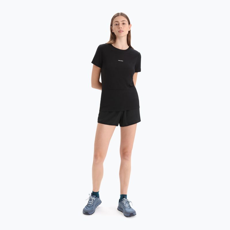 Icebreaker moteriški trekingo marškinėliai Zoneknit black 2