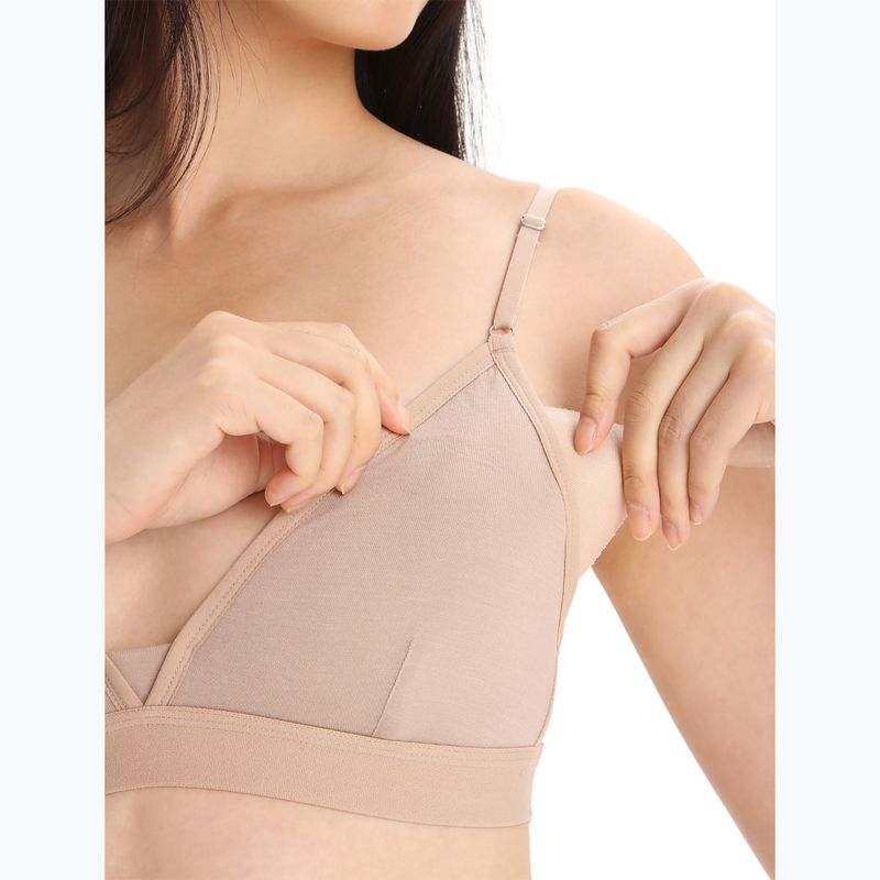 Termoaktyvi liemenėlė icebreaker Merino 150 Siren Bra Inserts praline 9
