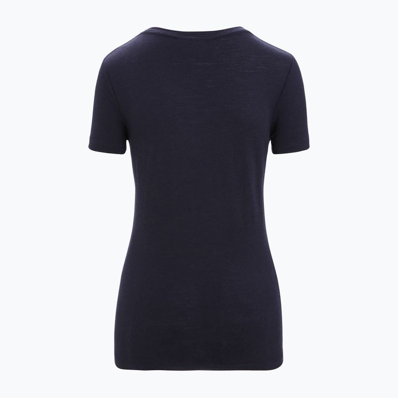 Moteriški Icebreaker Tech Lite II Moon Phase trekingo marškinėliai midnight navy 7