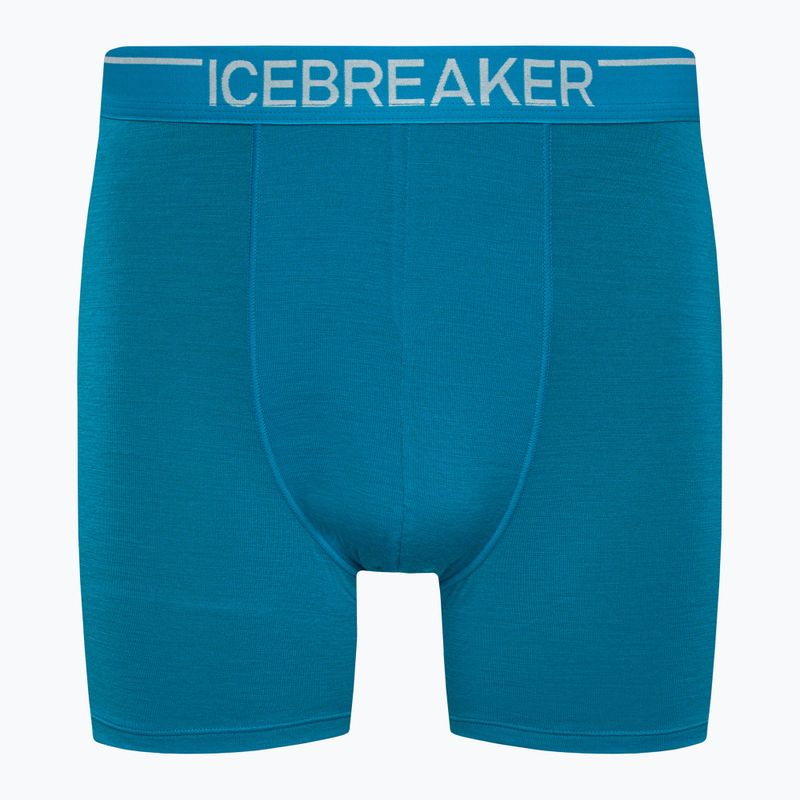 Vyriški terminiai boksininko šortai Icebreaker Anatomica geo blue