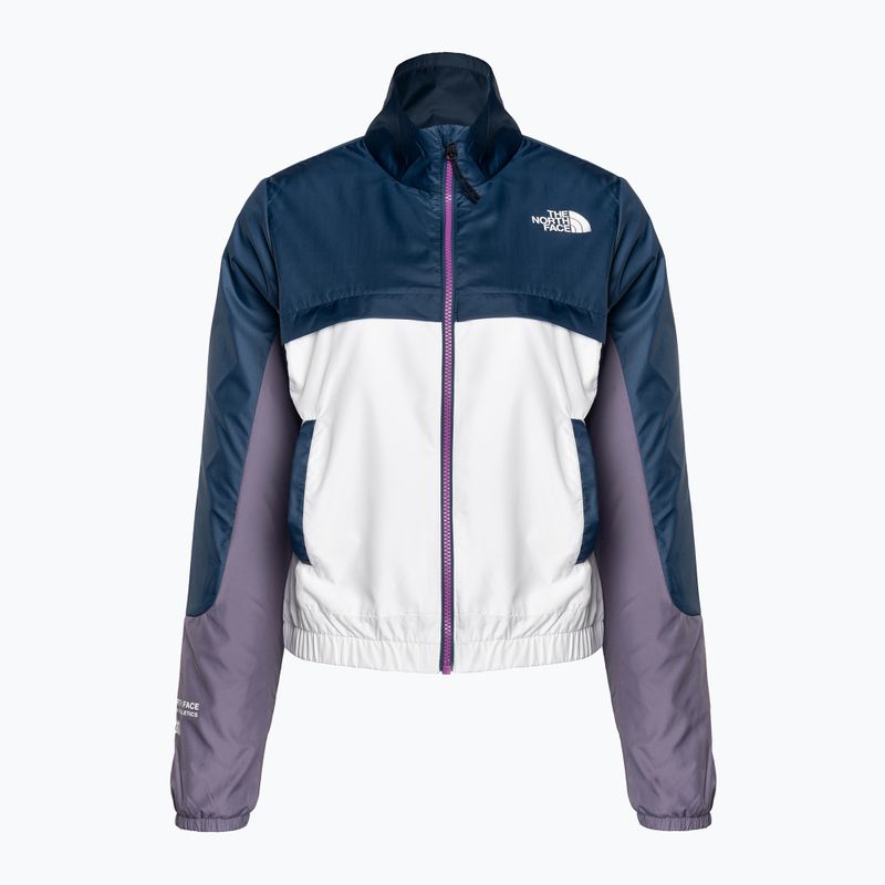 Moteriška vėjo striukė The North Face MA Wind Full Zip white-purple-blue NF0A825DIKC1