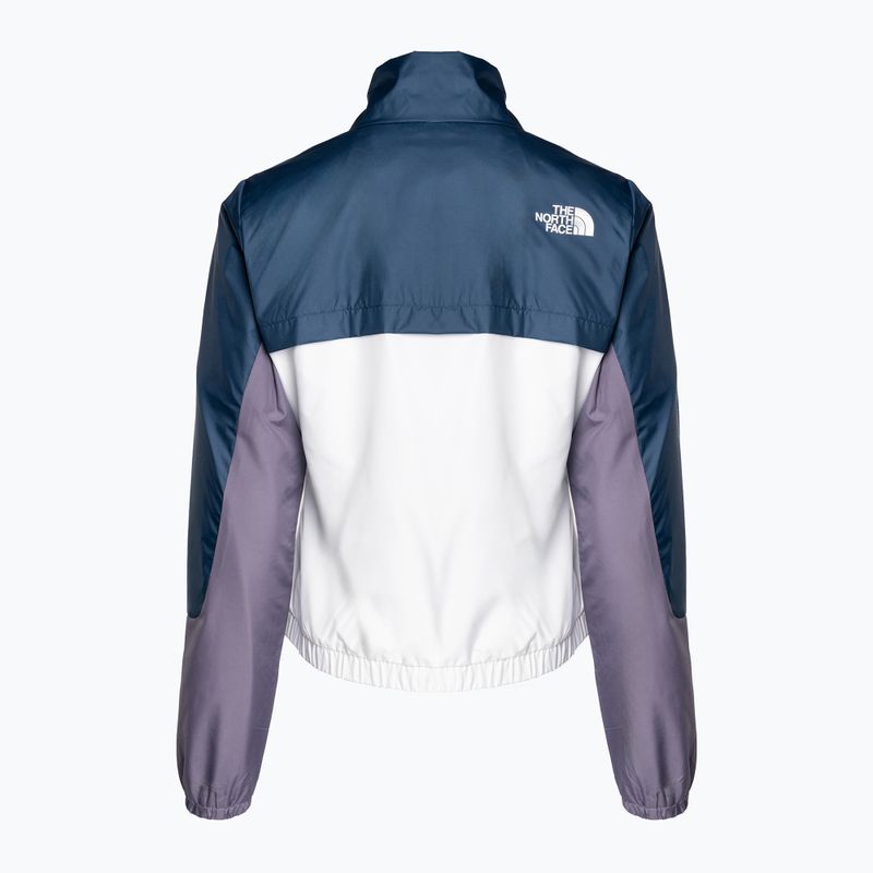 Moteriška vėjo striukė The North Face MA Wind Full Zip white-purple-blue NF0A825DIKC1 2