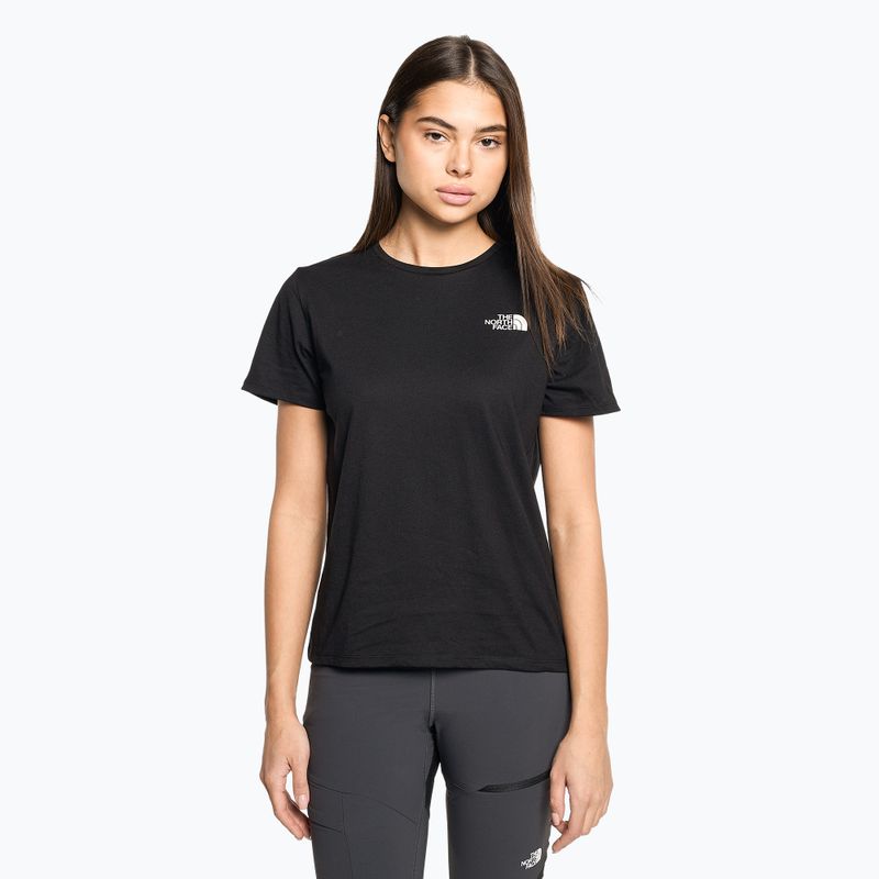Moteriški trekingo marškinėliai The North Face Foundation Graphic black NF0A55B2R0G1
