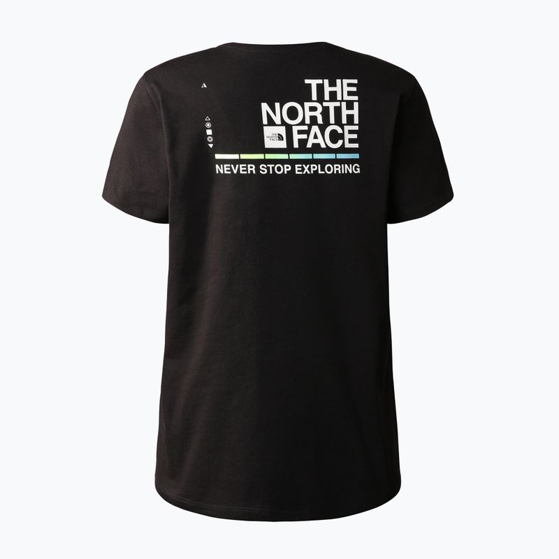 Moteriški trekingo marškinėliai The North Face Foundation Graphic black NF0A55B2R0G1 5