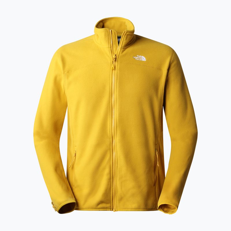 Vyriški vilnoniai džemperiai The North Face 100 Glacier FZ yellow NF0A5IHQH9D1