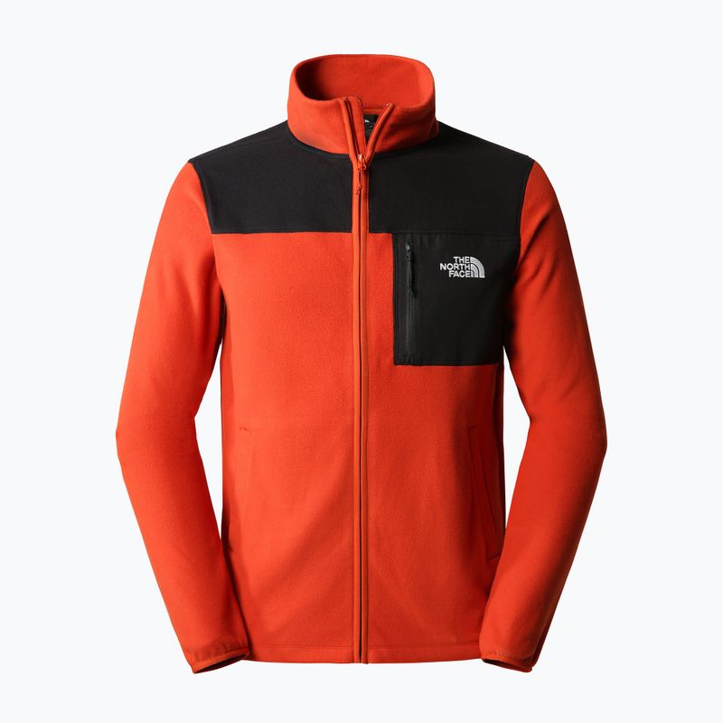 Vyriškas džemperis The North Face Homesafe Full Zip Fleece rudos ir juodos spalvos NF0A55HLSV61