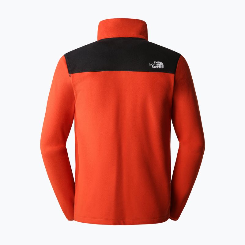 Vyriškas džemperis The North Face Homesafe Full Zip Fleece rudos ir juodos spalvos NF0A55HLSV61 2